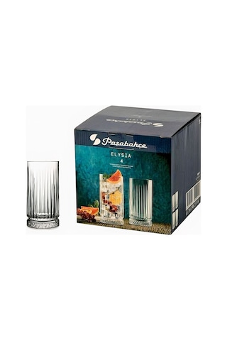Paşabahçe Elysia 520125-8 Li Su Bardağı Şeffaf