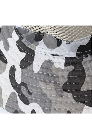 Kardelen Butik Denizli Sniper Camouflage Şapka 56-58 Cm Gri Gri