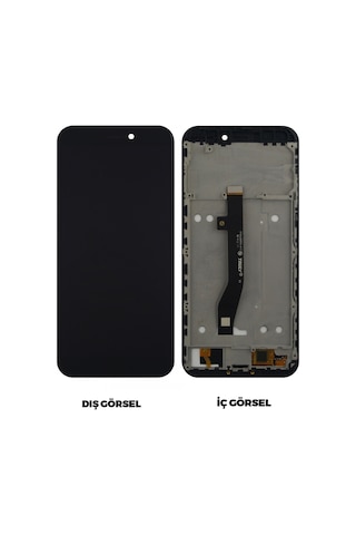 Teknonet General Mobile Gm8 Go Uyumlu Lcd+dokunmatik+çıtalı - Beyaz