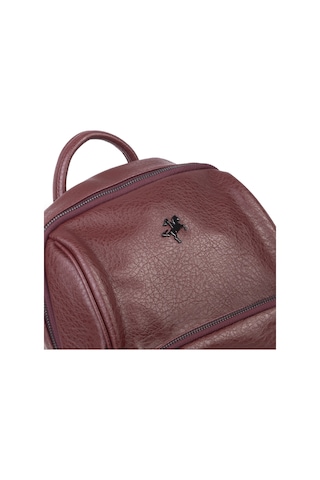 Nas Bag Kadın Çok Cepli Sırt Çantası En :30cm X Boy:34 Bordo Victoria