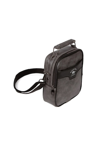 Tuldar Erkek Deri Ayarlanabilir Çapraz Askılı Omuz Ve El Çantası 17x21cm Tul521 Gri