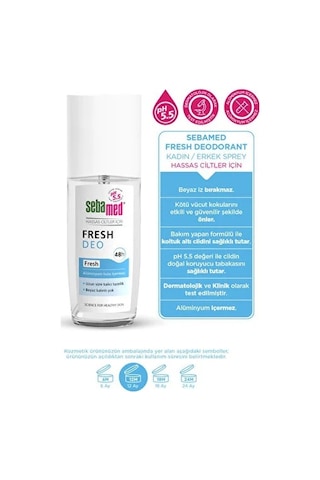 Sebamed Deodorant Sprey 75 Ml Fresh 62894797
