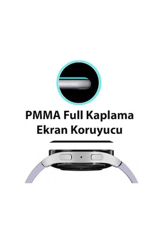 Polham Samsung Galaxy Uyumlu Watch 6 47 mm Ful Kaplama Ultra Dayanıklı Akıllı Saat Koruyucu, Parmak İzi Bırakmaz