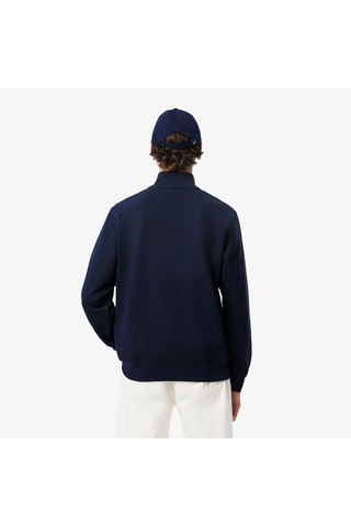 Lacoste Sh9774 Erkek Sweatshirt Lacivert