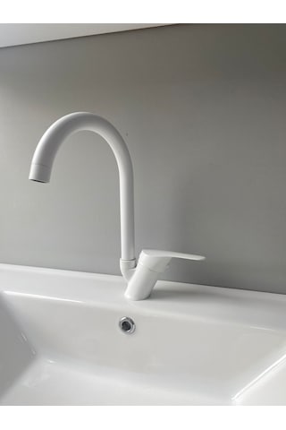 Armour Armatür Banyo Batarya Seti Beyaz