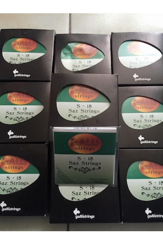 Galli 0.18 Kısa Sap Piramit Profesyonel Saz Teli Seti