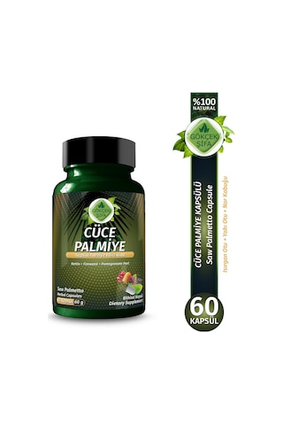 Gökçek Şifa 1000 MG Cüce Palmiye Saw Palmetto Capsule 60 Kapsül