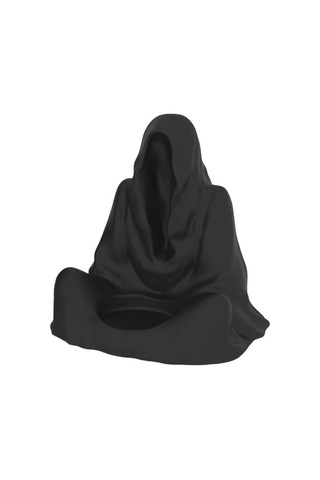 Dekoratif Ghost Hayalet Figürlü Tealight Mumluk Ev Dekoru Ofis Dekoru Süs 001