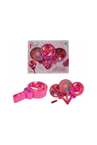 Lolipop Şekilli 2 Katlı Makyaj Güzellik Seti