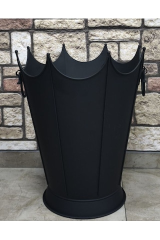 Flame Stove Fs-8193m Mat Siyah Oval Odun Kovası Flame Stove Fs-8193m Mat Siyah Oval Odun Kovası