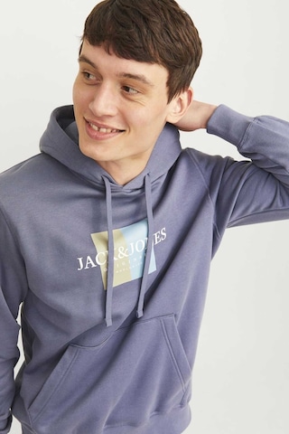 Jack & Jones Jorfrederıksberg Box Swea Mavi Erkek Sweatshirt 000000000101992230 Mavi