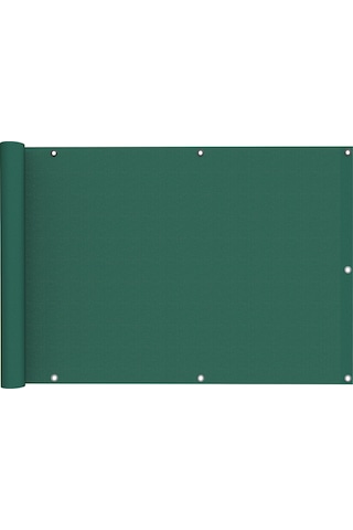 10 Metre X 100 Cm Yeşil Renk Polyester Balkon Demiri Brandası Su Geçirmez 1.sınıf 650g Çok Renkli