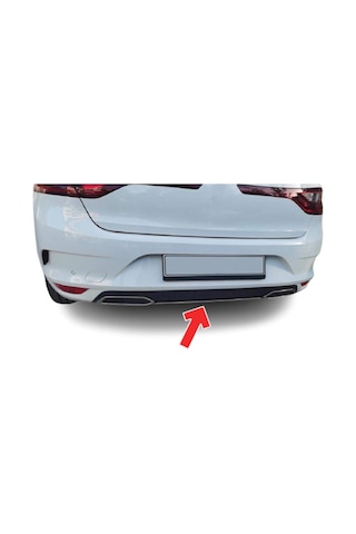 Renault Megane 4 Krom Egzoz Çerçevesi Orta Çıta 2021 ve Sonrası