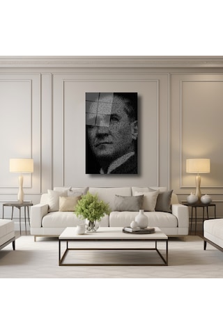 Atatürk - Cam Tablo - Deg0289