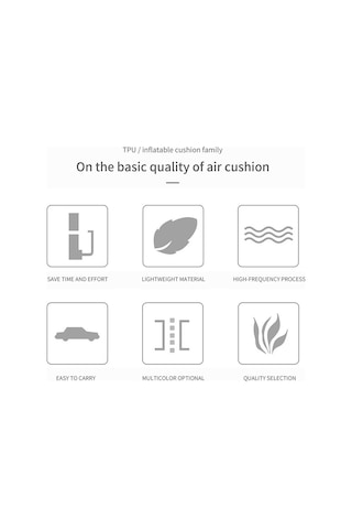 Gm-am25 Naylon + Tpu Şişme Uyku Mat Pres Tipi Şişirme Hava Yatağı Yastık İle Kamp Pedi 001