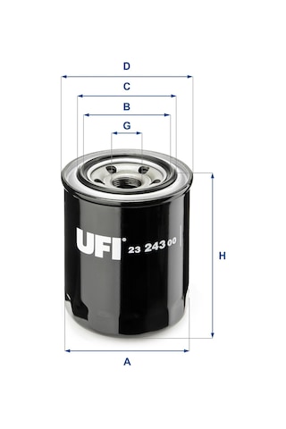 Ufı Ufi Yağ Filtresi Astra F Vectra A-b Kadett E 23.243.00