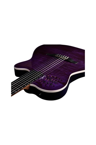 Godin Acs Nylon Steve Stevens Signature 25th Anniversary Elektro Klasik Gitar Mor