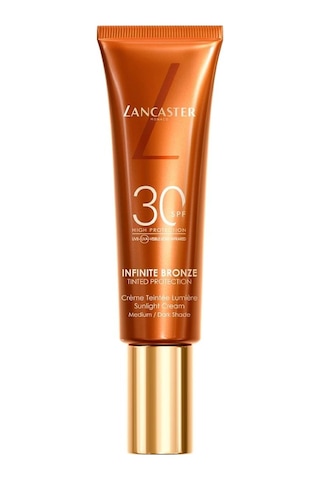 Lancaster Infinite Bronze Tinted Protection Sunlight Cream Spf30 Medium/dark Shade 50 Ml Renkli Güneş Koruyucu