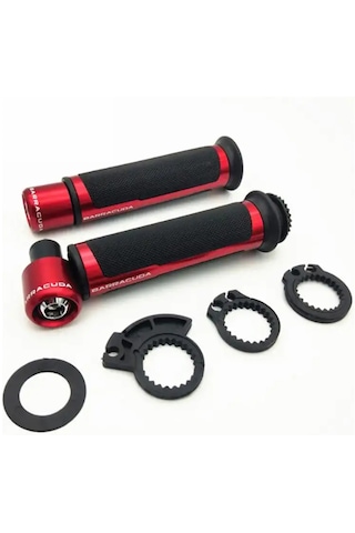 Barracuda Motosiklet Elcik Topuzlu Kırmızı