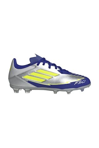 Adidas F50 League Fg/mg J Messi Çocuk Krampon Ih0924 Gri/neon/mavi Çok Renkli