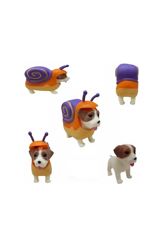 Dress Your Puppy Kostümlü Esneyen Figürler Köpek Salyangoz Jack R