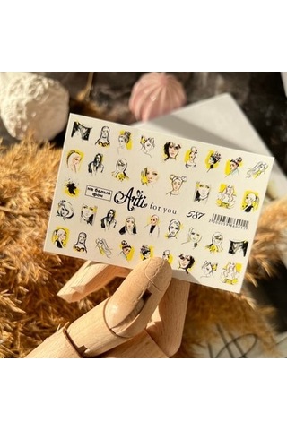 Stiker Arti 587 Beyaz