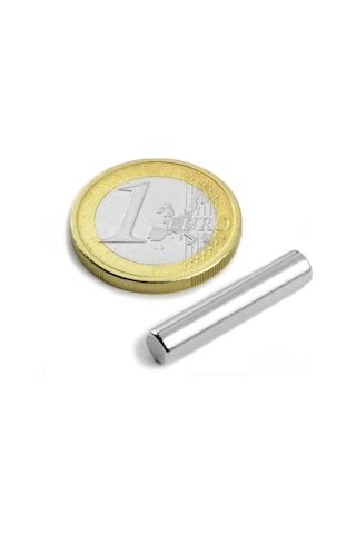 5 Adet 5Mm X 25Mm Güçlü Silindir Neodyum Mıknatıs - Tesla Deneyi