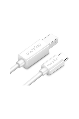 Daytona TB1-2 Type-C to USB B Estrüman Yazıcı Çevirici Kablo 2 M