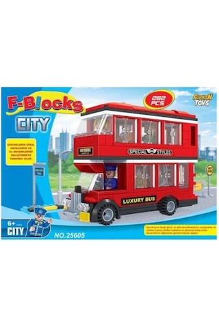 Furkan Toys F-Blocks Cıty Seri 282 Parça Fr37456