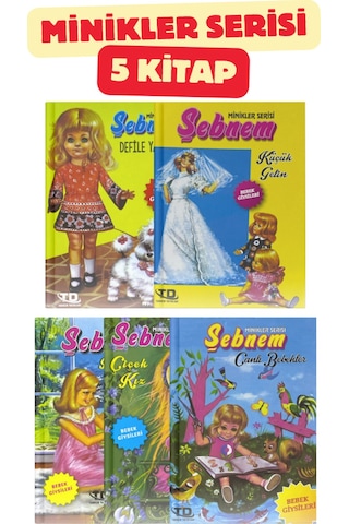 Çocuk Etkinlik Seti Şebnem Serisi Toplam 23 Kitap Bir Arada Kostümler+cici Kızlar+moda+minikler