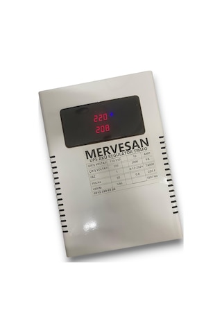 Mervesan Mtr-2000 Giriş 100-260vac Çıkış 220vac 2000va Voltaj Regülatörü