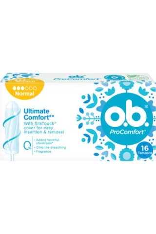 O.B Tampon Normal 16'lı x 3 Adet