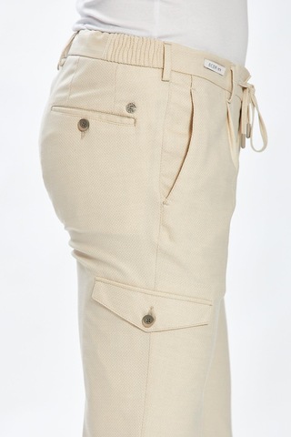 Ecer Liffey Pleated Kargo Pantolon-bej Bej