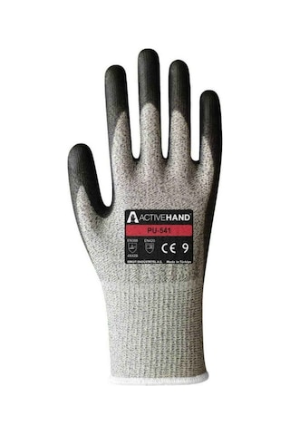 Kesilmez Eldiven, Pu 541, Gri, Ce En 388/420 4x42b, No:10