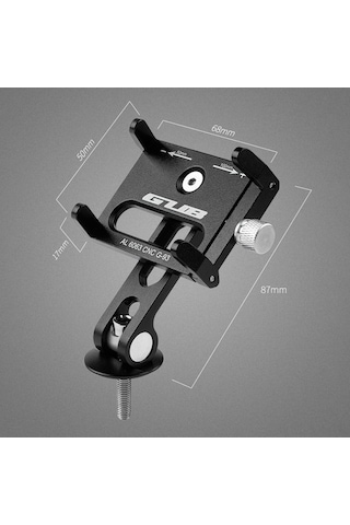 Novahub 50-100mm Uyumlu Alüminyum Bisiklet Telefon Tutucu Seti - 112g, Çok Renkli Kullanım Kılavuzu Dahil Çok Renkli