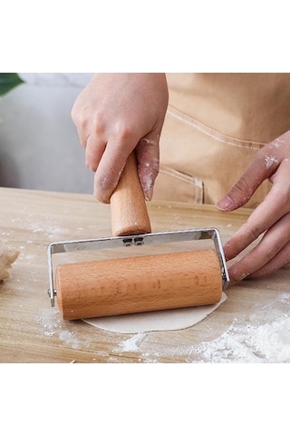 Benzersiz Hamur Ergonomik Saplı Silindir Hafif Yeniden Kullanılabilir