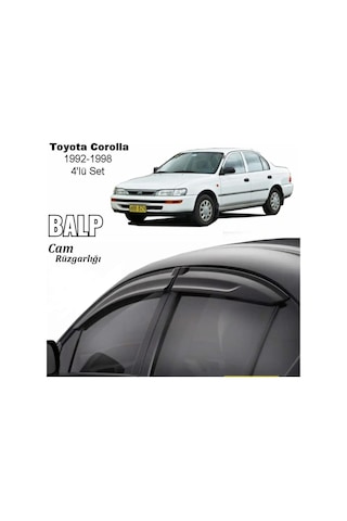 Toyota Corolla Uyumlu Cam Rüzgarlığı 1993-1999 Arası Mügen Tip 4Lü