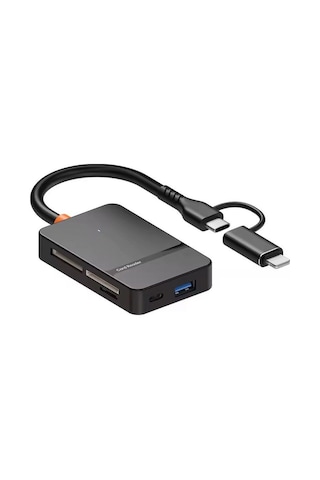 Ads-315 5-gbps Usb-c + Usb 8in1 Port Ms Cf Tf/sd Dhc Sdxc Kamera Kart Okuyucu