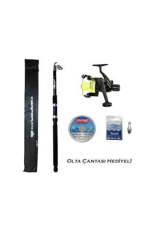 Carper 270 Olta Kamışı Ys 5000 Olta Makinası Misinalı Tam Takım Olta Seti