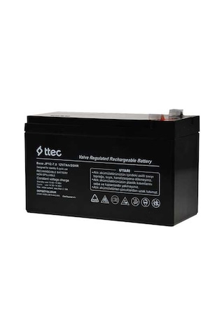 Ttec Base 12v 7ah Bakımsız Kuru Akü - -popvitrin Ttec