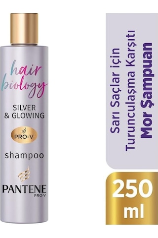 Pantene Hair Biology Turunculaşma Karşıtı Silver - Mor Şampuan 250 ML