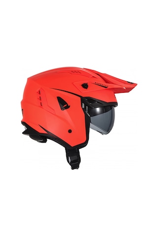Ufo Plast Sheratan Jet Açık Kask Neon Turuncu
