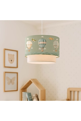 Homing Balonlu Çocuk Odası Sarkıt Pastel Yeşil 241830