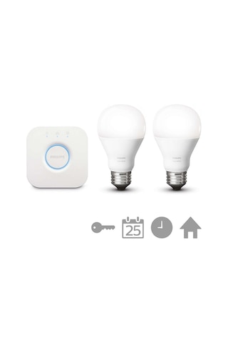 Philips Hue E27 Beyaz Akıllı Başlangıç Seti 2'li - 929001137001