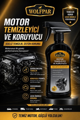 Motor Temizleyici Ve Koruyucu