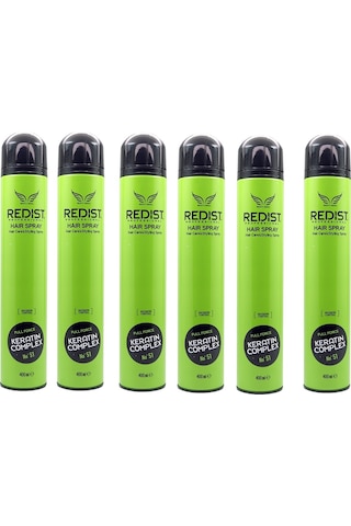 Redist Full Force Keratin Complex Saç Spreyi 6 x 400 ML