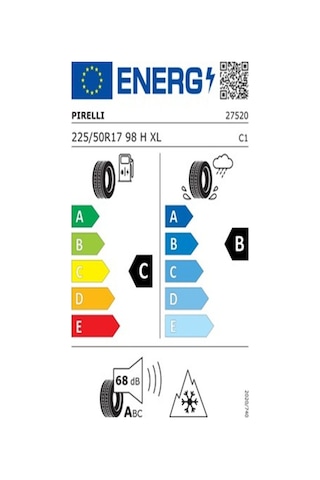 Pirelli 225/50R17 98H XL Sottozero Serie 3 R-F Kış Lastiği 2019