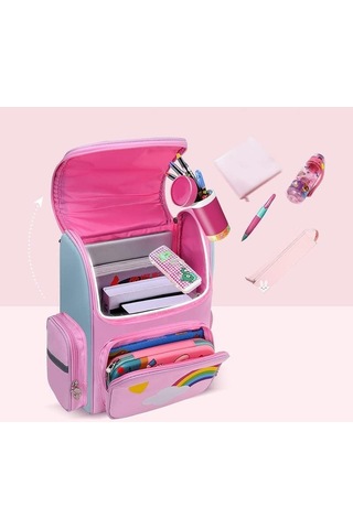 Aromee Kız Çocukları İçin Unicorn Sırt Çantası İlkokul Çantası