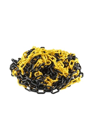Force Chain 8 Mm 25 Mtr. Sarı Siyah Plastik Zincir