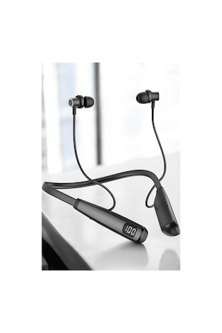 Boyun Bantlı Bluetooth Kulaklık Yüksek Ses Kaliteli 100 Saat Kulaklık 2